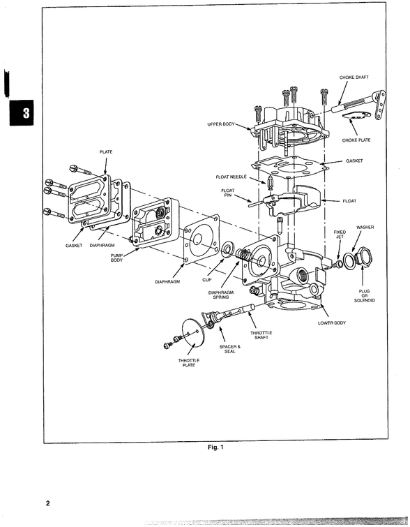 Product picture Diagram for Briggs 4-Screw Fuel Pump Carburetors